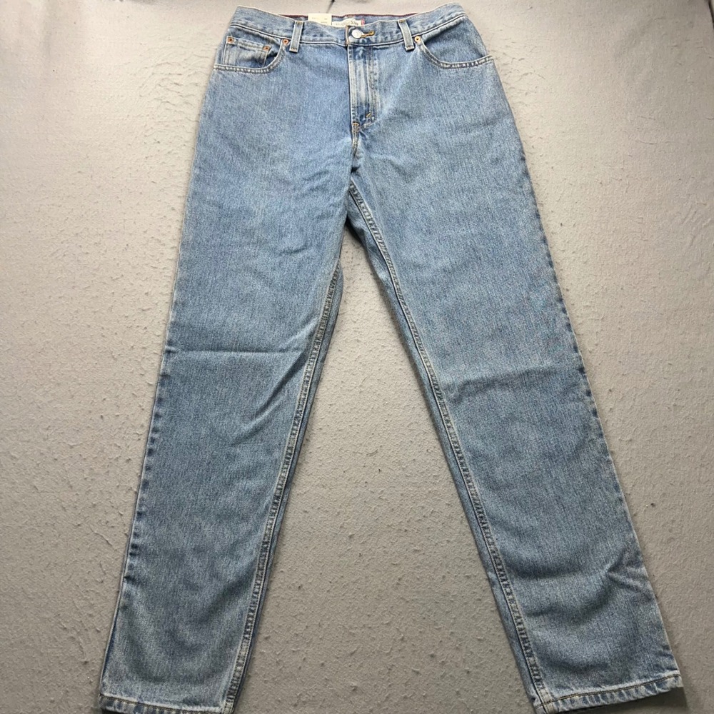 Vintage Levis 550 Relaxed Tapered Jeans Womens 12L Light Wash High Rise Denim